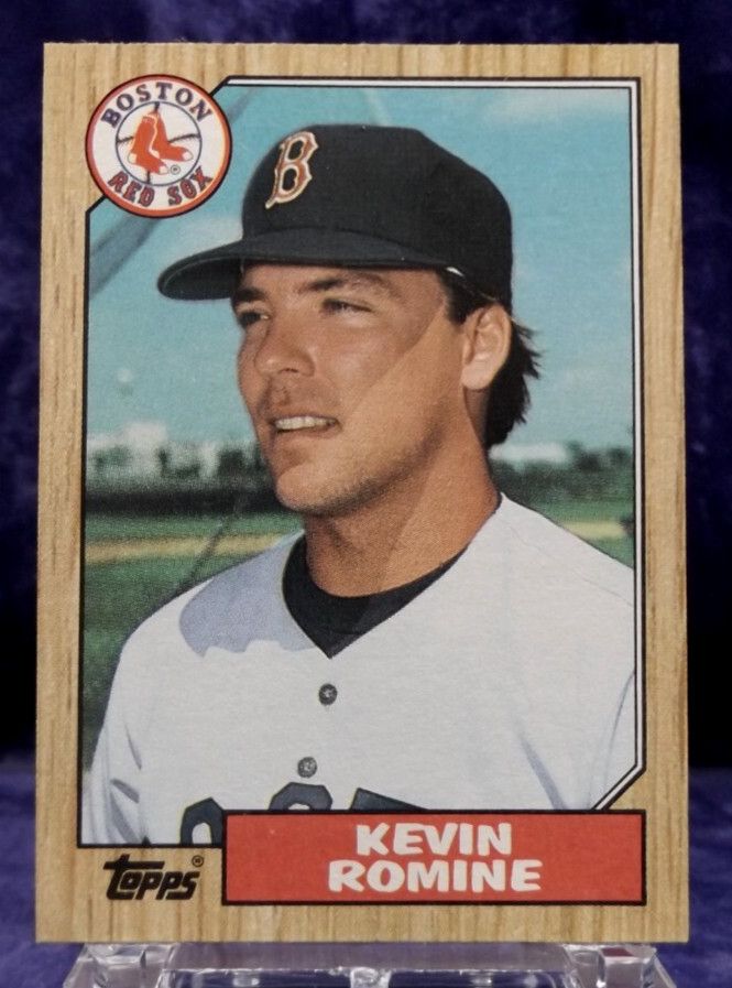 1987 Topps #121 - Kevin Romine  - Boston Red Sox - Near Mint
