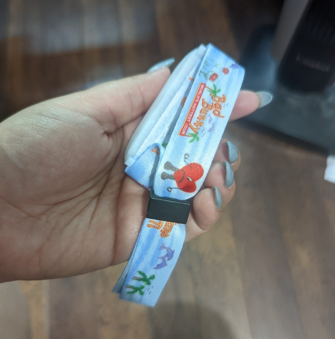 Bad Bunny Light Up Bracelet World's Hottest Tour Official Merch eBay