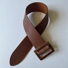 Vintage ORCIANI Sz 75/S Brown 3" Wide Belt /See Details💖💖