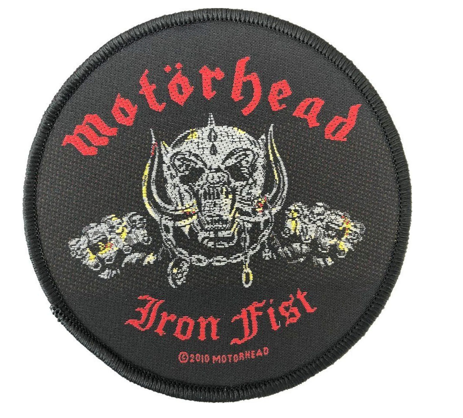March Or Die Motorhead Emblem Mot&ouml;rhead Iron Fist Patch &ndash; Lemmy Ace Of Spades Design, Music Theme, Made In UK Iron Fist Comic Statues Collectible Figurines