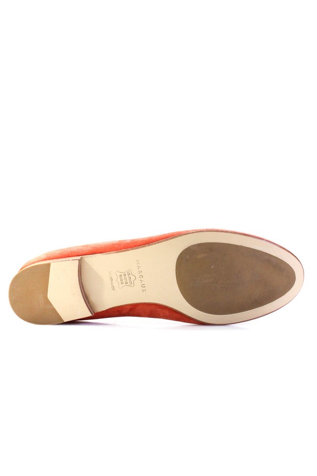 Margaux Womens Slip On Round Toe The Classic Ballet Flats Persimmon