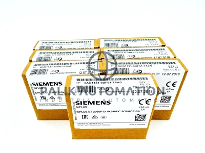 Siemens 6AG1131-6BF61-7AA0 SIPLUS ET 200SP DI 8x24VDC SOURCE BA — PLC Systems & Hardware