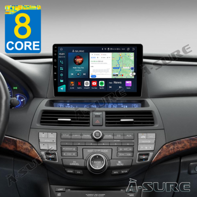 8 Core 4+64GB Android 14 CarPlay For 2008-2012 Honda Accord Car