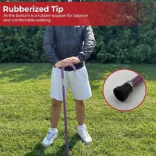 One Piece Brook Soul Solid Cane - Replica Inspired Anime for Cosplay Overall 35"