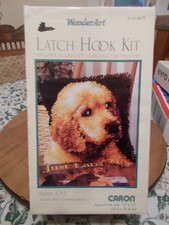 Caron Latch Hook Rug Kit PUPPY LOVE 12" x 12" New Open Box No Tool