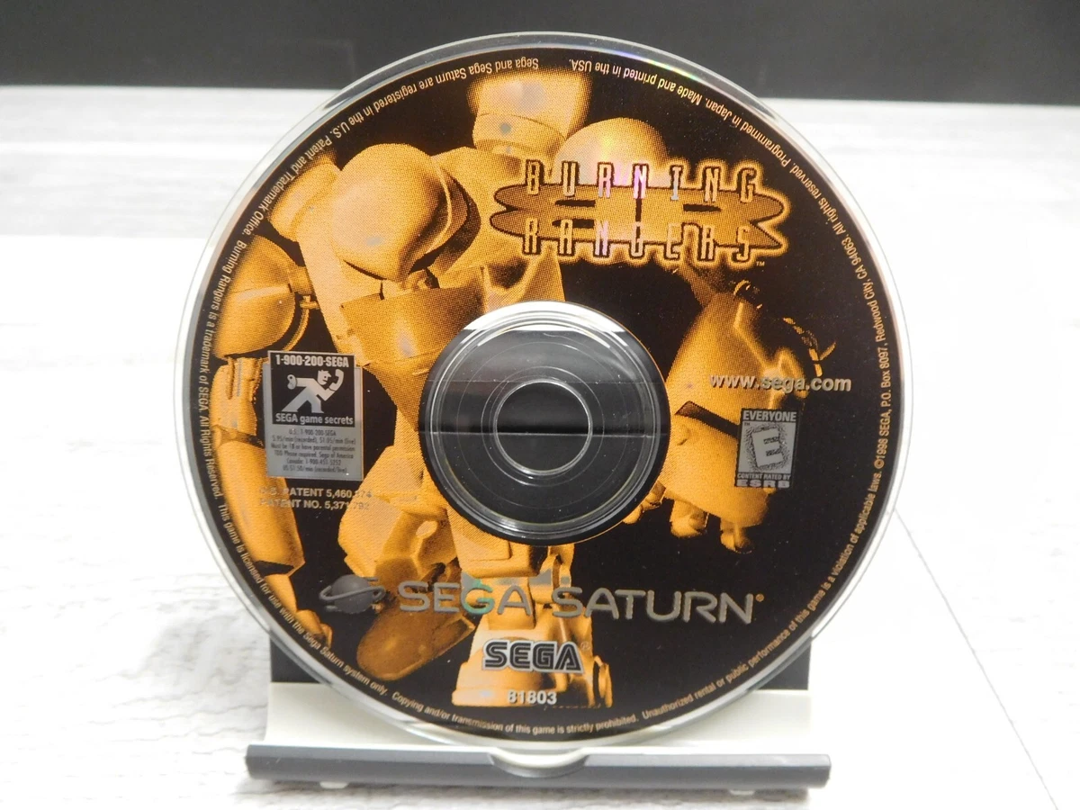 Sega Saturn Video Games Burning Rangers for sale - eBay