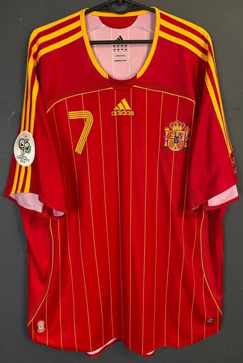【中古】サッカーユニフォーム　スペイン代表 RAUL 7番 シャツ adidas 中古】サッカーユニフォーム スペイン代表 RAUL 7番 シャツ adidas