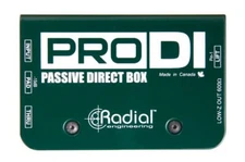 Radial ProDI 1-channel Passive Instrument Direct Box Quick Shipping Quiet DI Box