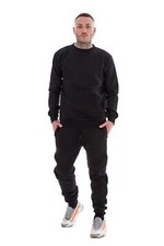 Mens Plain Tracksuit Branded Fleece Pullover Sweatshirts Cotton Jogging Bottoms