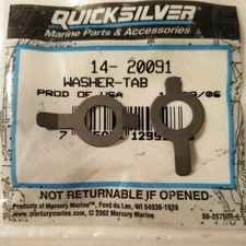 MERCURY  QUICKSILVER  14-20091 20091 Tab Washer ( LOT OF 2)