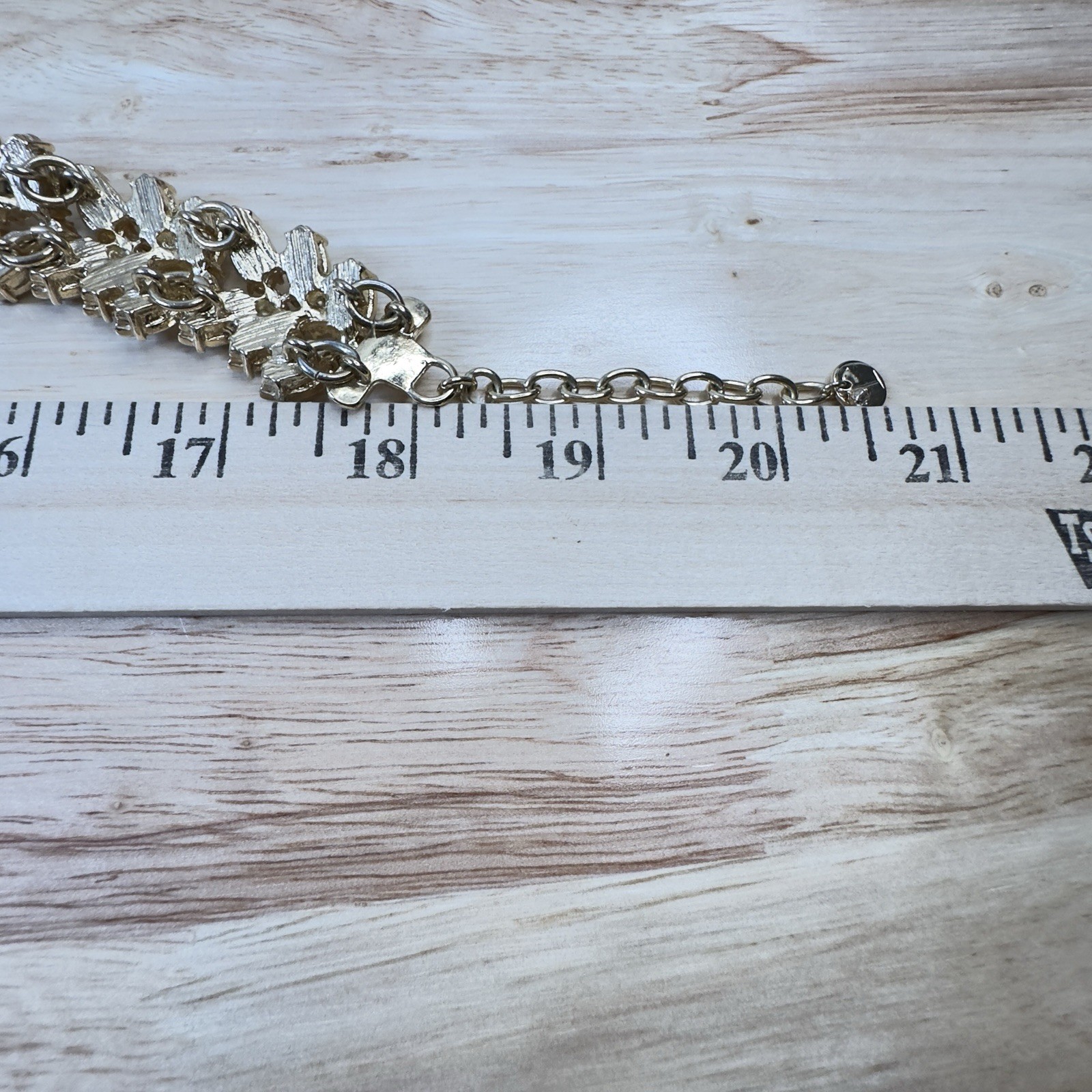 Talbots Chunky Statement Necklace Clear Rhineston… - image 10