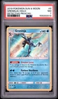 2019 POKEMON SUN & MOON DETECTIVE PIKACHU #9 GRENINJA-HOLO PSA 7