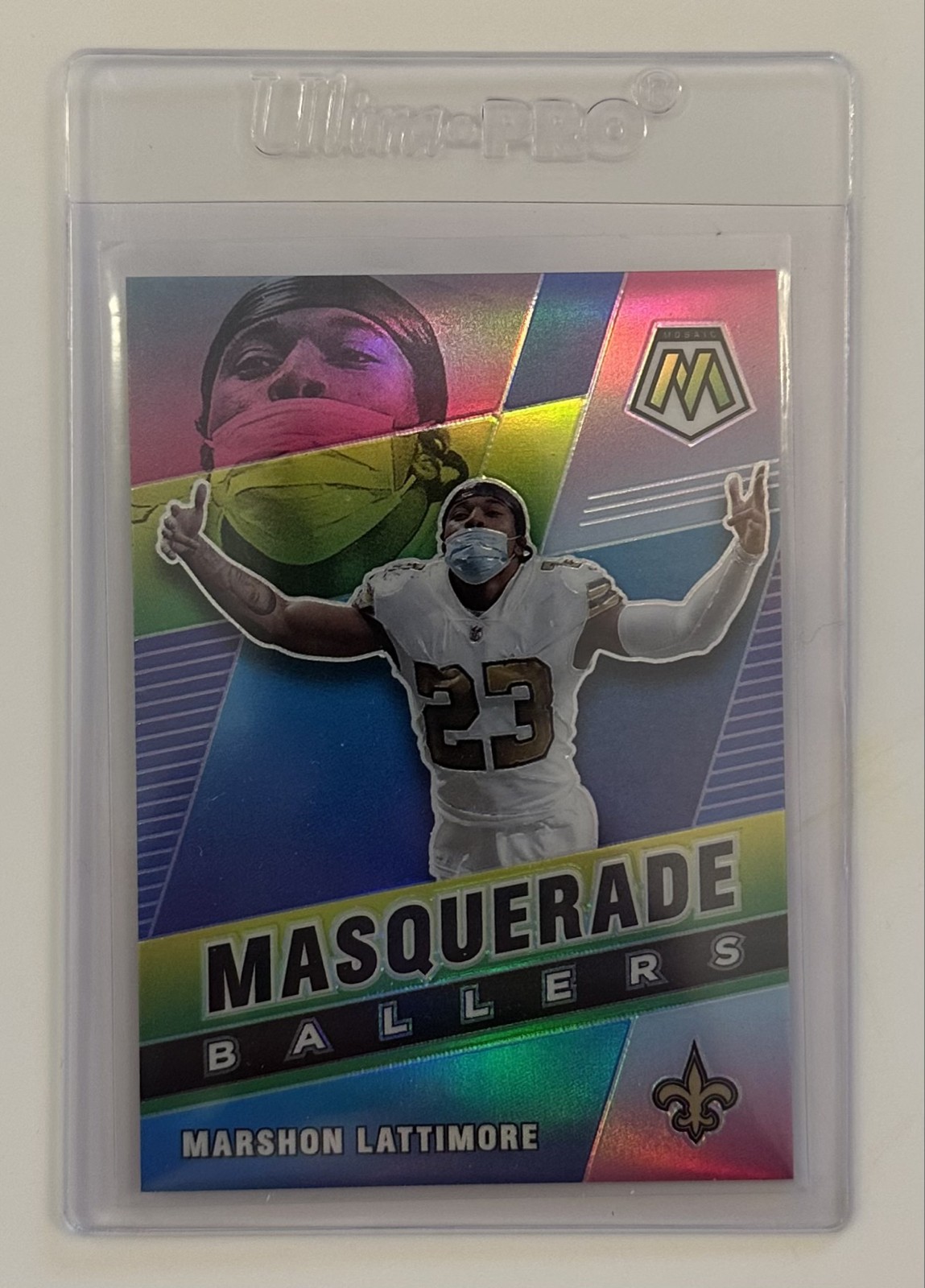 2021 Panini Mosaic - Masquerade Ballers Marshon Lattimore #MB25