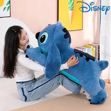 Peluche Stitch Disney Gigante 100cm Blu Kawaii Morbido Cuscino Divano Bambini