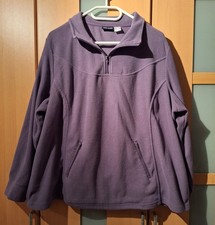 Damen Fleece Pullover lila von Mia Linea Bon Prix Größe 52/54 lila / Große Größe