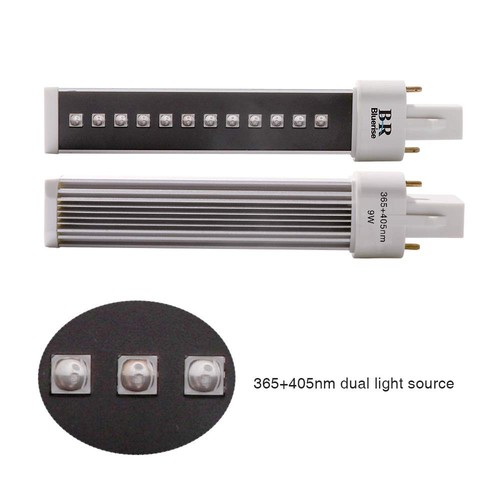Gel Nagellampe 9W Gel Lampe UV LED Licht 4 Stück 365 + 405Nm Doppel Lichtquelle ... - Bild 2 von 8