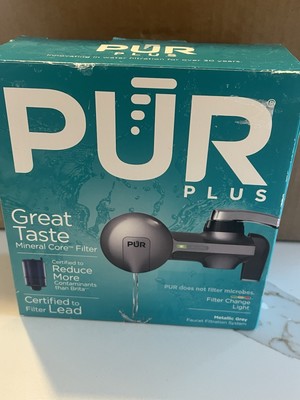 PUR Filtration Plus Faucet Mount Water Purifier Filter System PFM400H Chrome