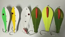TGT & Spoon Fed Striped Bass Bunker Spoon Trolling Lure Lot (6)