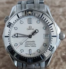 OMEGA Seamaster JAMES BOND 300m/1000ft White Dial AUTOMATIC 36mm MID Sized Watch