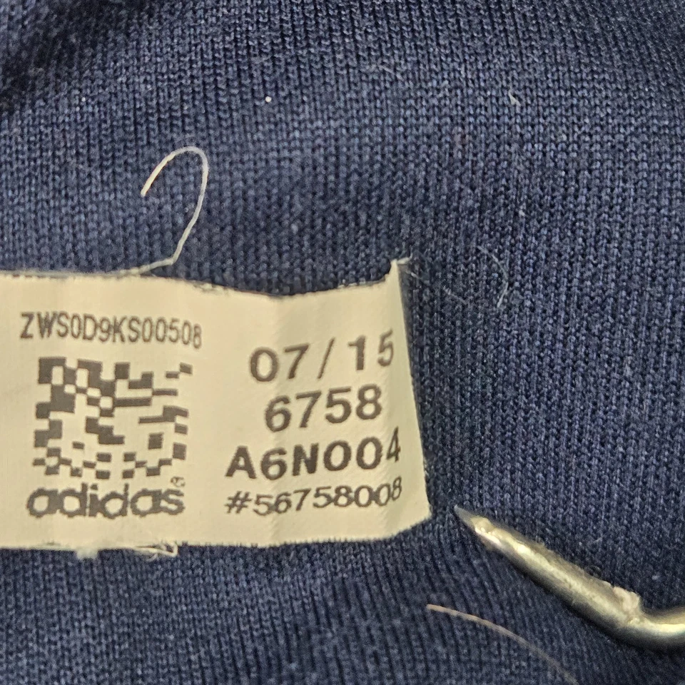 Sudadera con Capucha DE COLECCIÓN BYU Cougars Mujer M Azul Marino Bordado Adidas Colorblock Logo LEER Foto 4 de 4