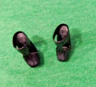 Vintage Barbie Clothes - MOD Era 1174 Hair Happenin's Barbie Black T-Strap Shoes