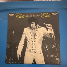 Elvis Presley That's The Way It Is RCA Victor Rock LP Vinyl Record 1970s