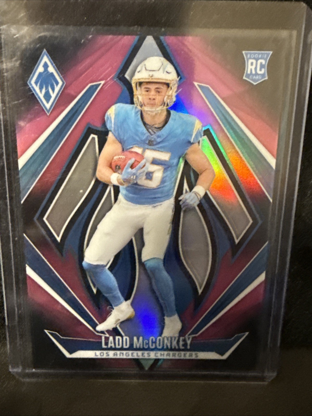 2024 Panini Phoenix - Rookies Ladd McConkey #216 Purple (RC) 77/88