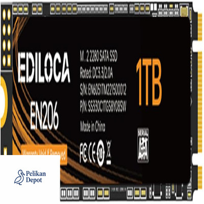 Ediloca M.2 SSD 1TB SATA III 6Gb s 3D NAND 5