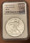 2017  $1 American Silver Eagle - NGC MS70 Early Releases
