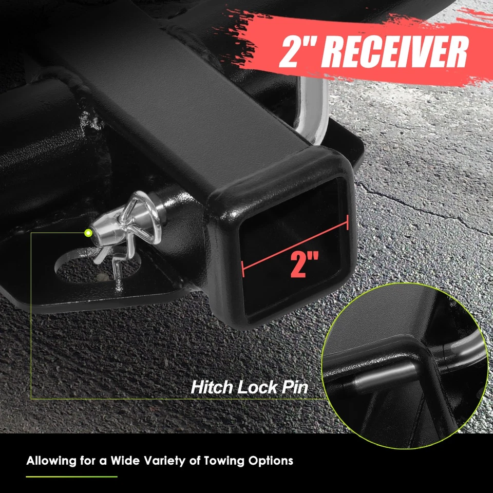 Receptor de enganche de remolque clase 3 2" para Ford Ranger 83-11 Mazda serie B 94-09 Foto 4 de 4