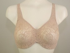 Wacoal 65547 Halo Lace Full Coverage Unlined Underwire Bra US Size 38 DD