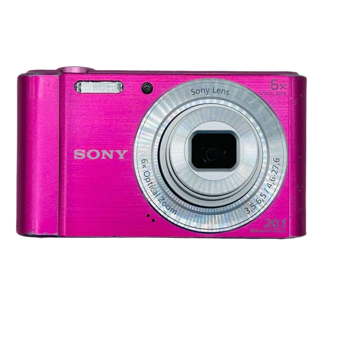 Sony Cyber-shot DSC-W810 20.1MP Digital Camera Pink W/SD card Used