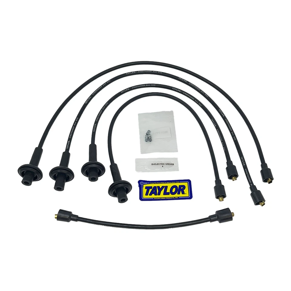 Cables de bujía Taylor Cable 51091 negro 8 mm Streethunder para escarabajo tipo 1 Foto 2 de 4