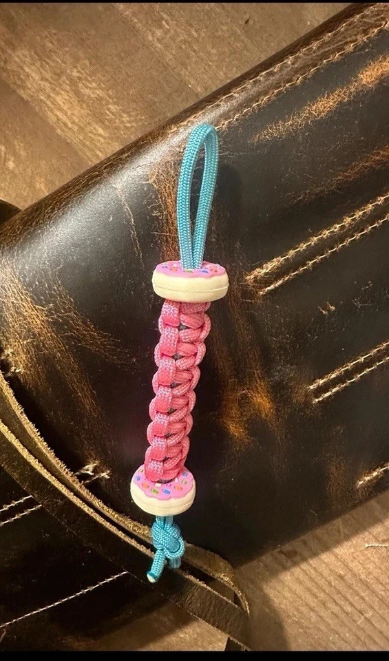 Cordón para cuchillo Donut con 2 cuentas de goma Donutrubber Donut  Foto 2 de 4