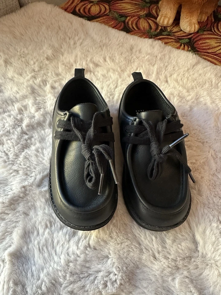 Zapatos sin cordones Baby Gap para niños pequeños talla 9 negros nuevos sin etiquetas sin caja Foto 2 de 4