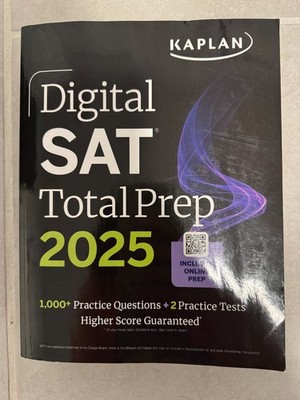 Digital SAT Total Prep 2025: - Paperback, by Kaplan Test Prep