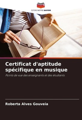 Roberta Alves Gouveia | Certificat d'aptitude spécifique en musique | Buch