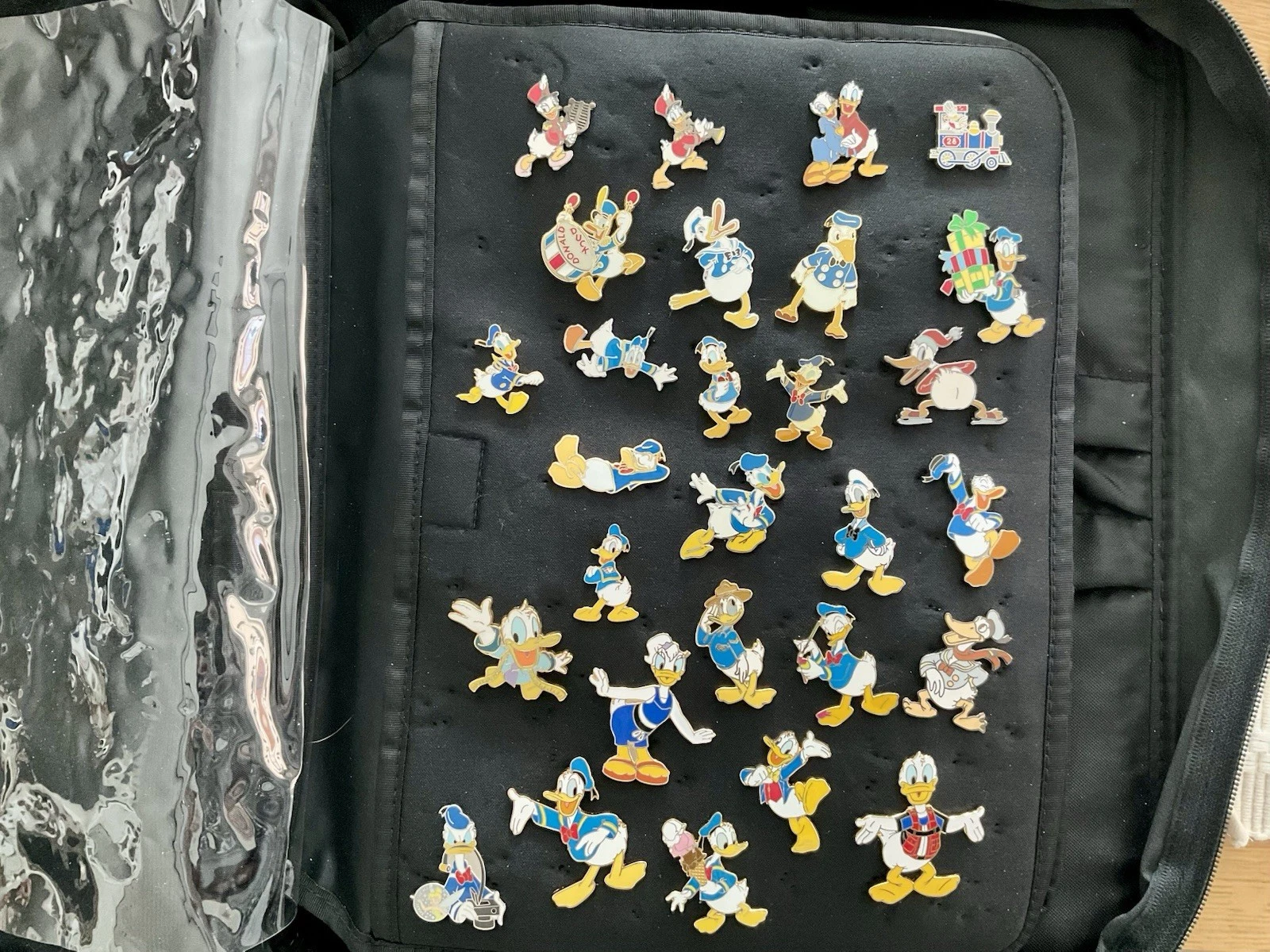 Disney Donald Duck Pins + Pin Book