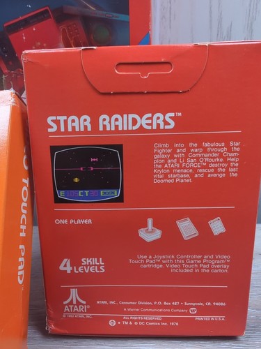 - Atari 2600 - 1982 - BIG BOX - STAR RAIDERS - NEW - UNUSED - - - Picture 5 of 5