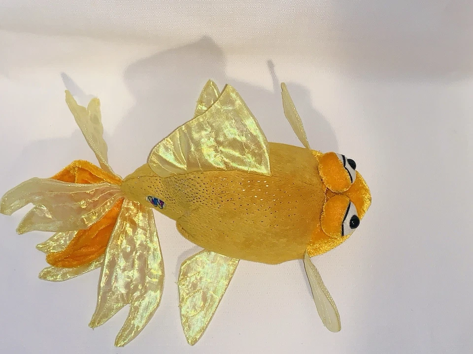 Webkinz Fantail Goldfish Ganz Stuffed Animal Plush HM218 12” Long - Image 3 of 4