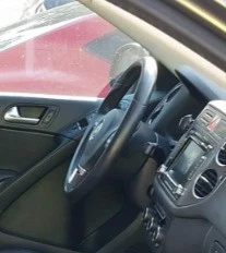 2011-2012 Volkswagen Tiguan LH Driver Steering Wheel Airbag OEM - Image 2 of 4