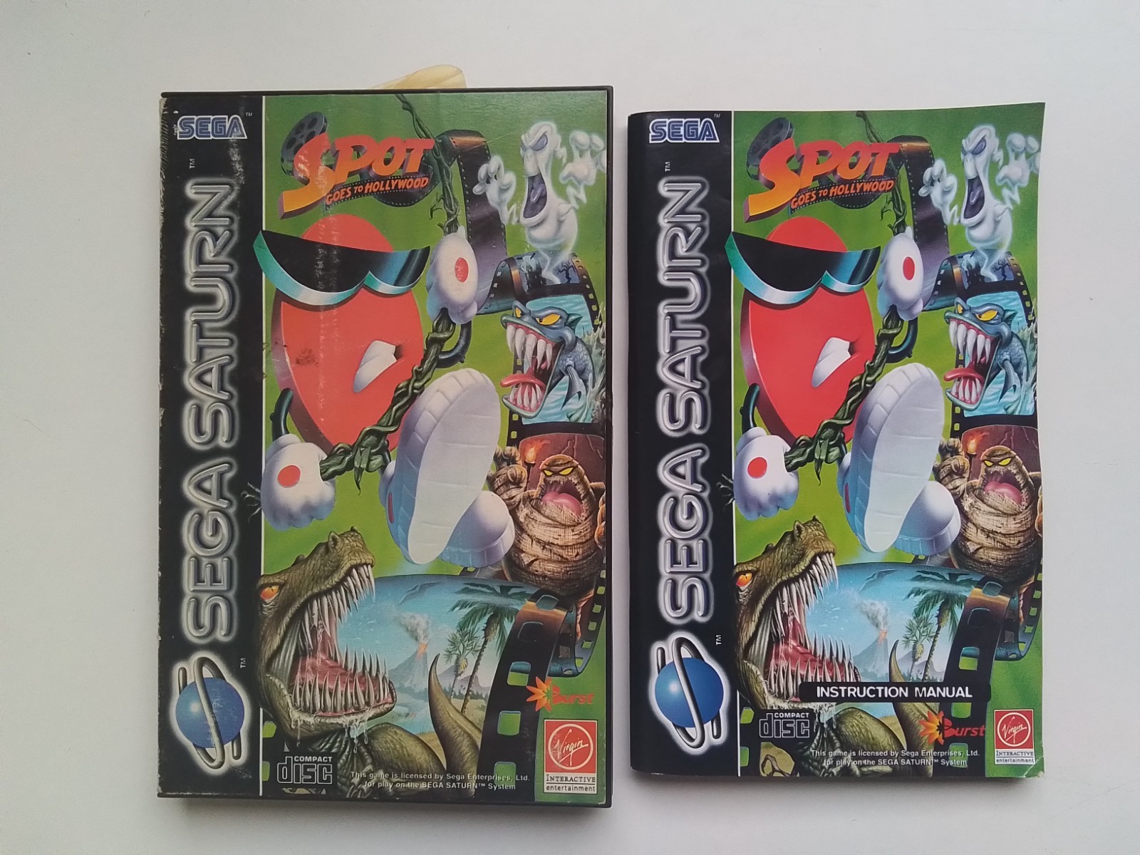 Spot Goes to Hollywood Complet sur SEGA Saturn !!!
