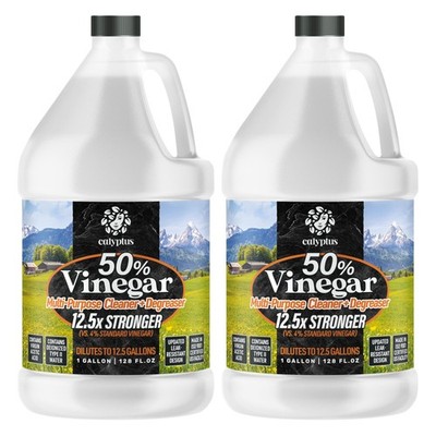 50% Pure Concentrated Vinegar | Maximum-Performance (12.5X) Power | Technical...