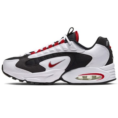 WOMENS NIKE AIR MAX TRIAX (WHITE/UNIVERSITY RED-BLACK-SILVER)