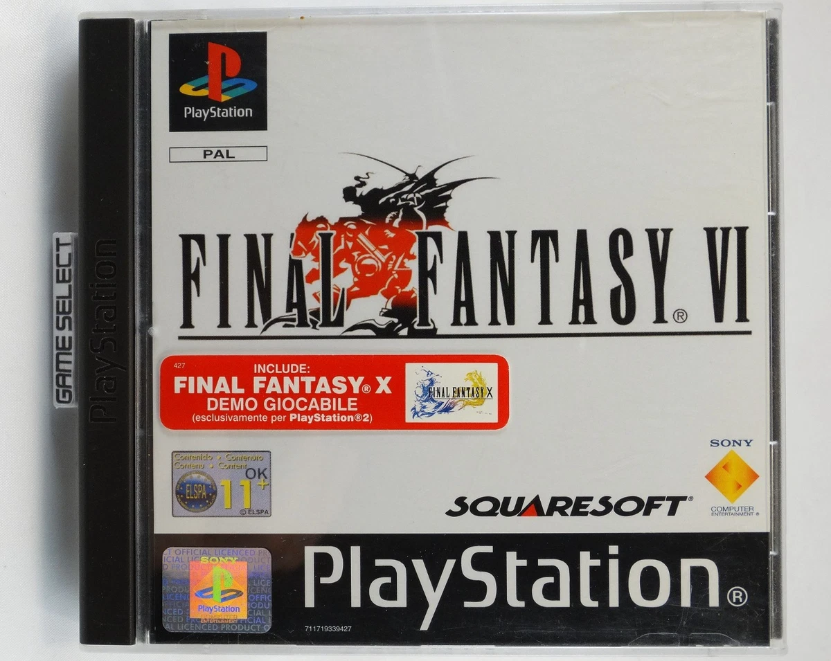 PS1 Final Fantasy Anthology PAL - Promo Presse PlayStation 1