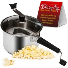 Whirley Pop Platinum Series 6-Qt Stainless Steel Stovetop Popcorn Popper Metal G