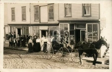 MOXIE Sign Drug Store HADLEY PA Mercer County RPPC Photo Postcard COPY