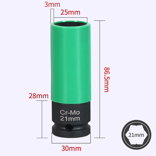 Wheel Lock Tire Sleeve Nut Removal Replacement Spare Anti Theft Compact - Picture 4 of 9