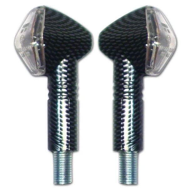 Led-Blinker Diamond Carbon Lang M10 Led´S 12V/2W Klares Glas E-GeprüFt 284716-image