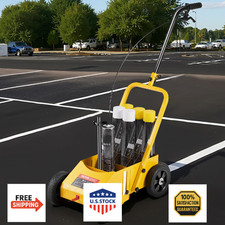 VEVOR Line Striper Machine 24x13x35.4" 4-Wheel Heavy Duty Parking Lot